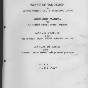 Deutz Fl812 Service Manual