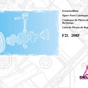 Deutz F2L 208F Parts Manual