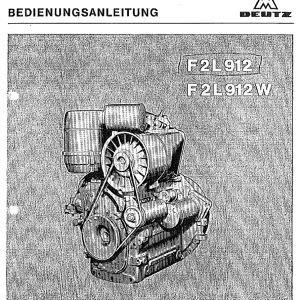 Deutz F2L912 Service Manual