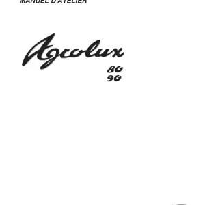 Deutz Fahr Agrolux 80 90 Service Manual