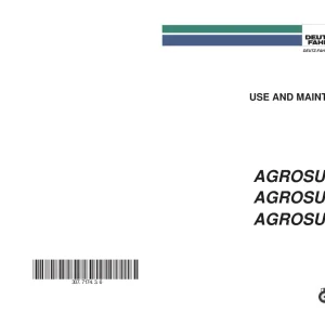 Deutz Fahr Agrosun 100 120 140 Operators Manual