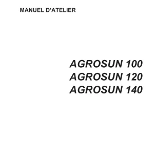 Deutz Fahr Agrosun 100 120 140 Service Manual