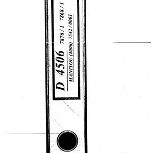 Deutz Fahr D4506 1976 Parts Manual