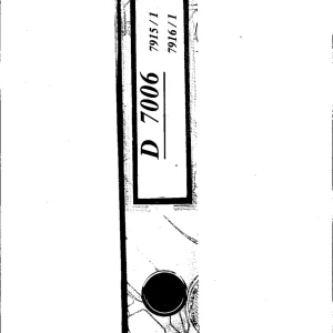 Deutz Fahr D7006 Parts Manual