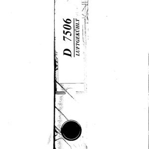 Deutz Fahr D7506 Parts Manual