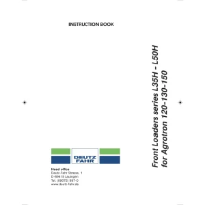Deutz Fahr Agrotron Operators Manual