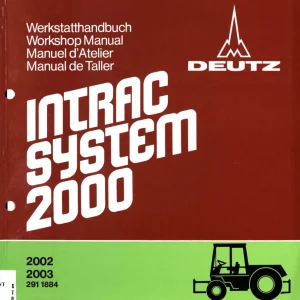 Deutz Intrac 2002 2003 Service Manual
