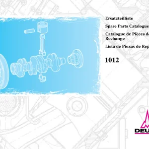 Deutz 1012 Parts Manual