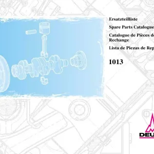 Deutz 1013 Parts Manual