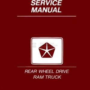 Dodge Dakota 1990 1990 Service Manual