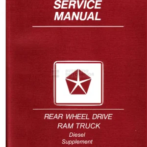 Dodge Ram 1990 1990 Service Manual