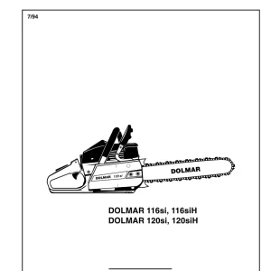 Dolmar 116Si Parts Manual