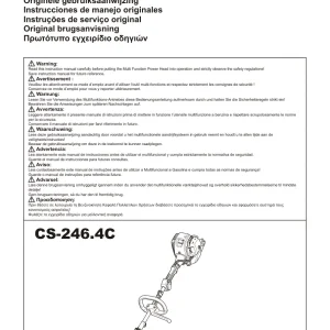 Dolmar Cs246.4C Operators Manual