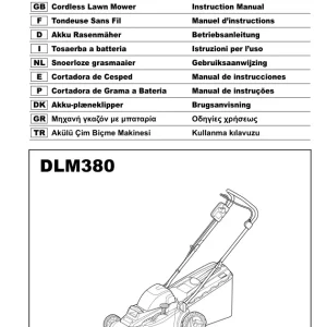 Dolmar Dlm380 Operators Manual
