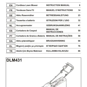 Dolmar Dlm431 Operators Manual