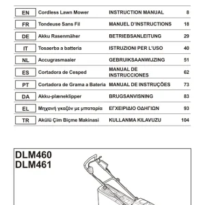 Dolmar Dlm460 Operators Manual