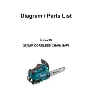 Dolmar Duc256 Es Parts Manual