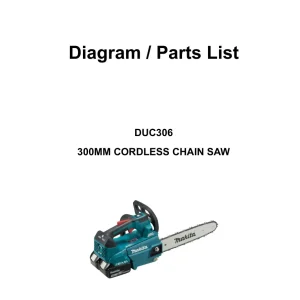 Dolmar Duc306 Es Parts Manual
