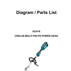Dolmar Dux18 Es Parts Manual