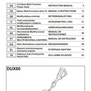 Dolmar Dux60 Operators Manual