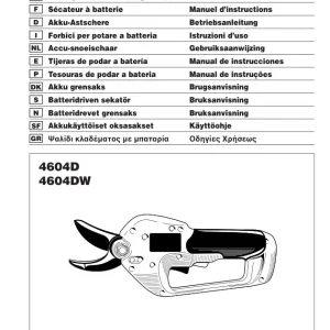 Dolmar 4604Dw Operators Manual