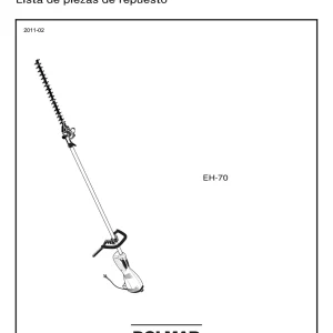 Dolmar Eh70 Parts Manual