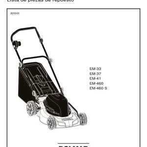 Dolmar Em33 Parts Manual