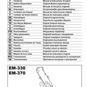 Dolmar Em330 Operators Manual