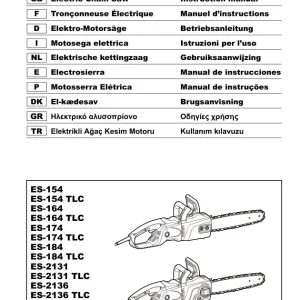 Dolmar Es2141 Operators Manual