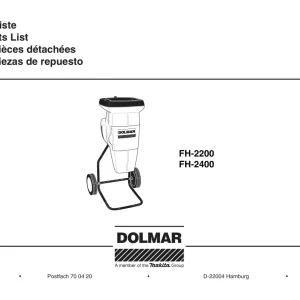 Dolmar Fh2400 Parts Manual