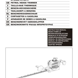 Dolmar Ht2475 Operators Manual