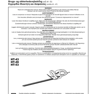 Dolmar Ht49 Operators Manual