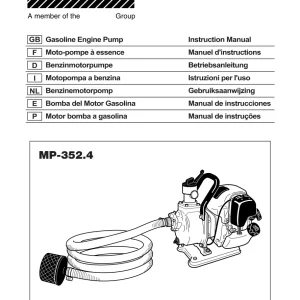Dolmar Mp352.4Z Operators Manual