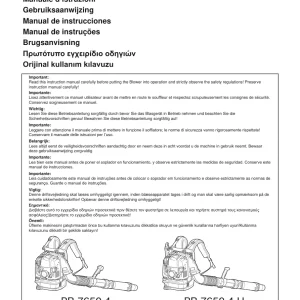 Dolmar Pb7650.4 Operators Manual