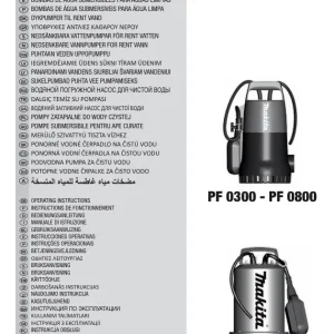 Dolmar Pf0403 Operators Manual