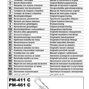 Dolmar Pm411 461 Operators Manual