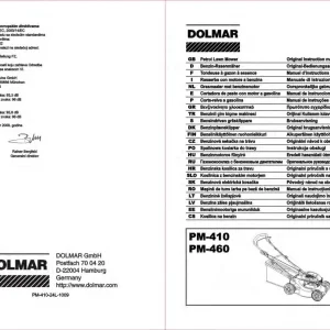 Dolmar Pm460 Operators Manual
