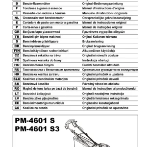 Dolmar Pm4601S Operators Manual