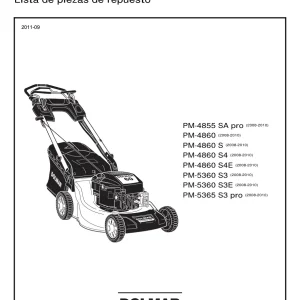 Dolmar Pm4860S Parts Manual