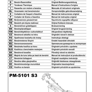 Dolmar Pm5101S3 Operators Manual