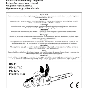 Dolmar Ps32Ctlc Operators Manual