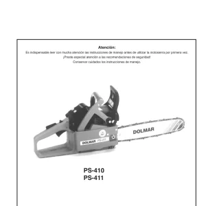 Dolmar Ps410 Operators Manual