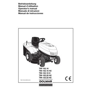 Dolmar Tm102.18Hes Operators Manual