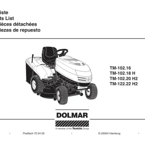 Dolmar Tm10218H Parts Manual