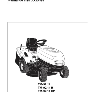 Dolmar Tm92.14Hes Operators Manual