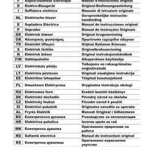Dolmar Ub0800 Operators Manual