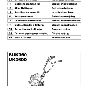 Dolmar Uk360D Operators Manual