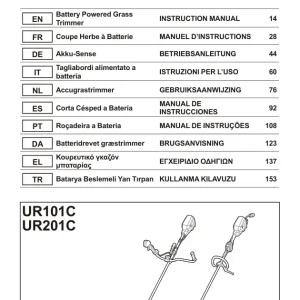 Dolmar Ur101C Ur201C Operators Manual