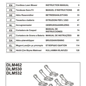 Dolmar Dlm532 Operators Manual