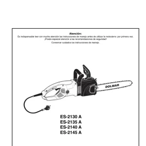 Dolmar Es2140Es Operators Manual